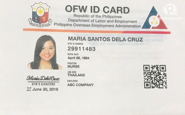 Free OFW ID launched; DOLE yet to issue guidelines