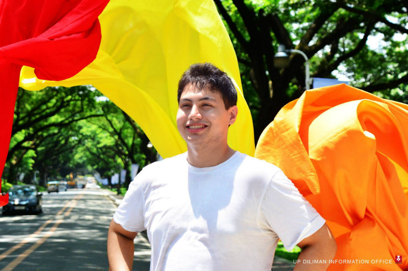 PROUD MARANAO. UP student Arman Ali Ghodsinia is expected to deliver the valedictory address during the 106th commencement exercise in UP Diliman. Photo from UP Diliman Information Office  