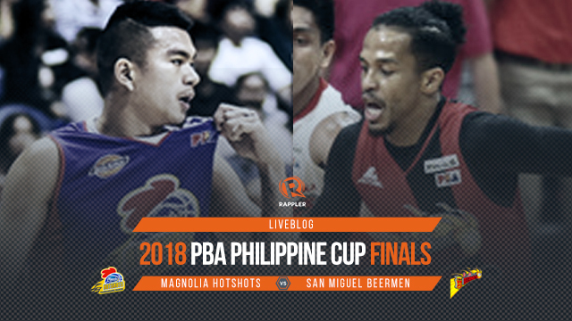 HIGHLIGHTS: 2018 PBA Finals Game 1 – Magnolia Hotshots vs San Miguel ...