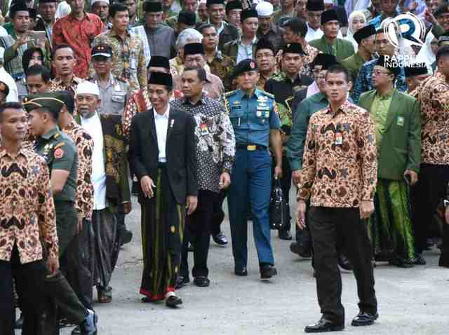 FOTO: Serunya peringatan Isra Miraj Presiden Jokowi di 