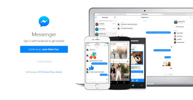 Facebook brings Messenger to web browsers