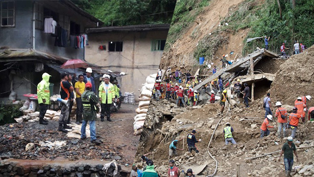 IN PHOTOS: The Itogon mining community before and after Ompong