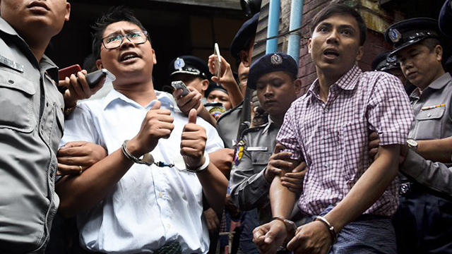 Jailed Reuters journalists Wa Lone and Kyaw Soe Oo to receive 2019 UNESCO/Guillermo Cano Press Freedom Prize 2019