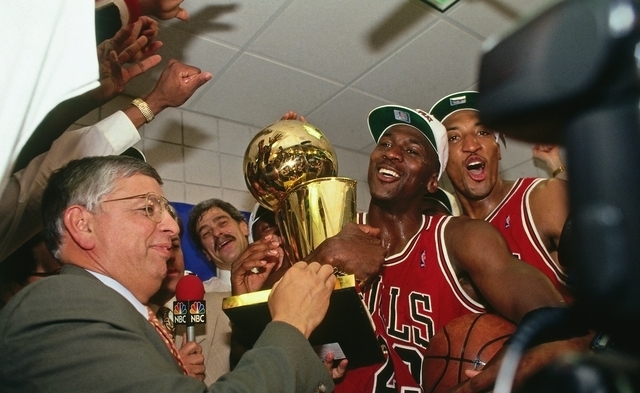 RETIRED. Michael Jordan walked away from the NBA months after winning his third title with the Chicago Bulls. Netflix photo 