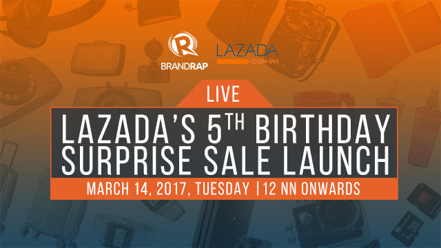 LIVE: Lazada’s 5th Birthday Surprise Sale launch