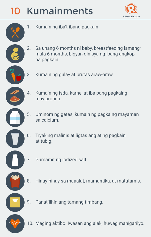 INFOGRAPHIC: The '10 Kumainments'