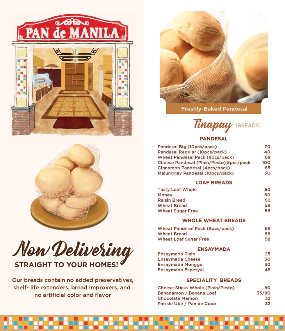 Pan de Manila reopens for delivery nationwide