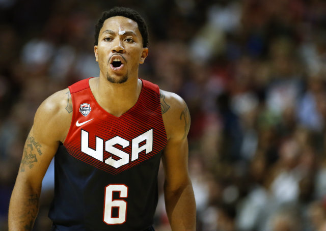 derrick rose usa jersey