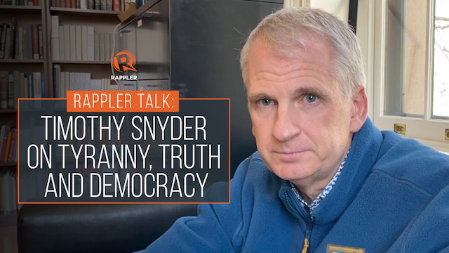 tim snyder on tyranny tim snyder on tyranny