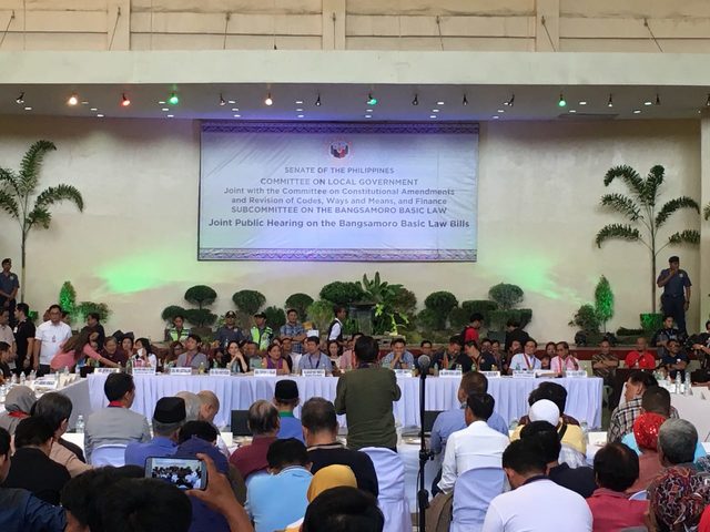 BBL TALKS. The Joint Public Hearing on the Bangsamoro Basic Law Bills in Zamboanga on February 9, 2018. Photo by Camille Elemia/Rappler 
