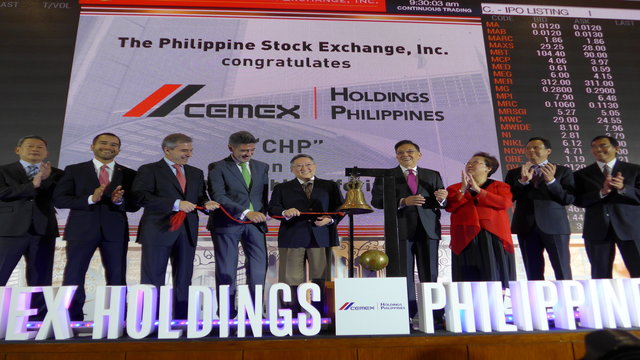 Cemex Philippines debuts on PSE, to spend $300M