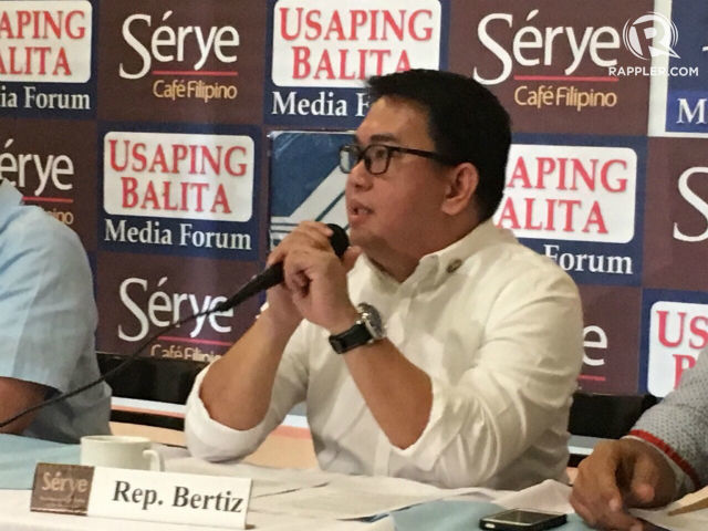 OFW ADVOCATE. ACTS-OFW Representative John Bertiz wants the government to do all that it can to help stranded OFWs in Saudi Arabia. Photo by Mara Cepeda/Rappler  