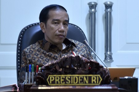 Presiden Jokowi ramaikan Lebaran Betawi di Setu Babakan