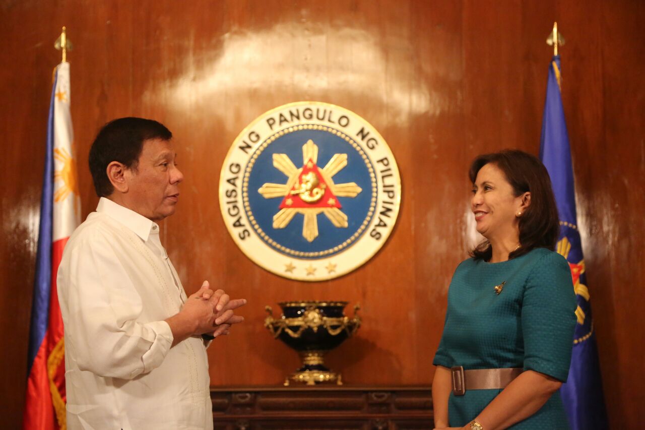 Duterte: Robredo Will Stay VP Until End Of Her Term