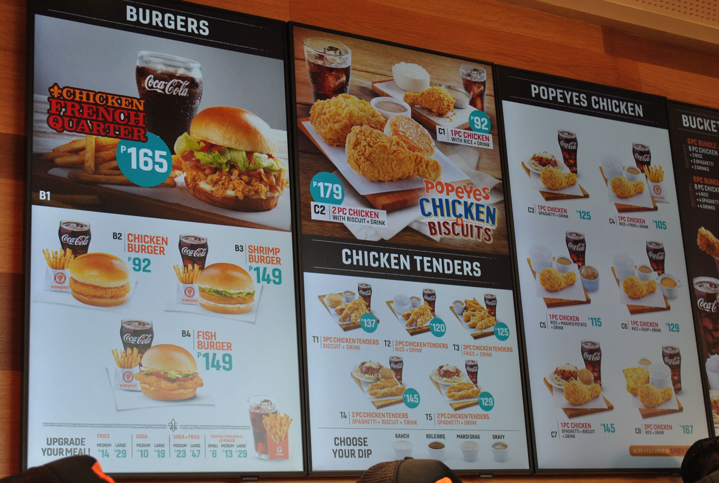 popeyes recent menu