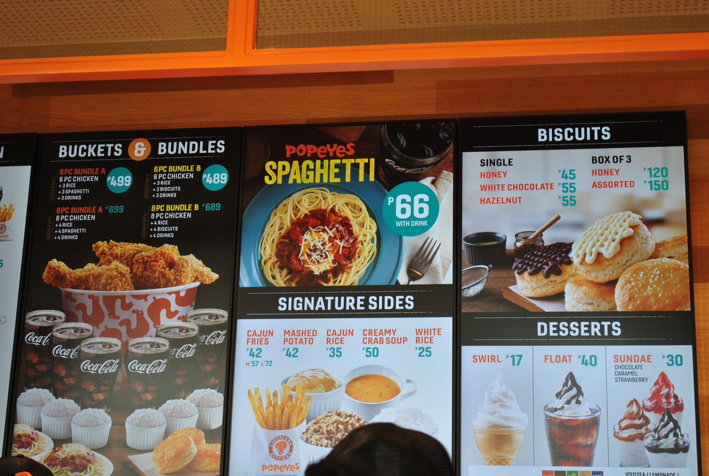 Popeyes Drinks Menu