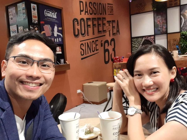 RINGED FINGER. Dr Mica Bastillo and her fiance, occupational therapist Kirby Casillan, on the night of their engagement, December 10, 2019. Photo courtesy of Mica Bastillo    