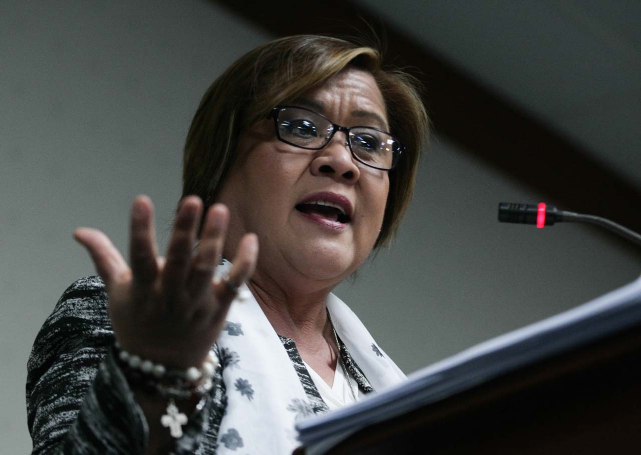 EXPLAINER What Is Leila De Lima Being Accused Of   DeLima Presscon February 21 2017 02 