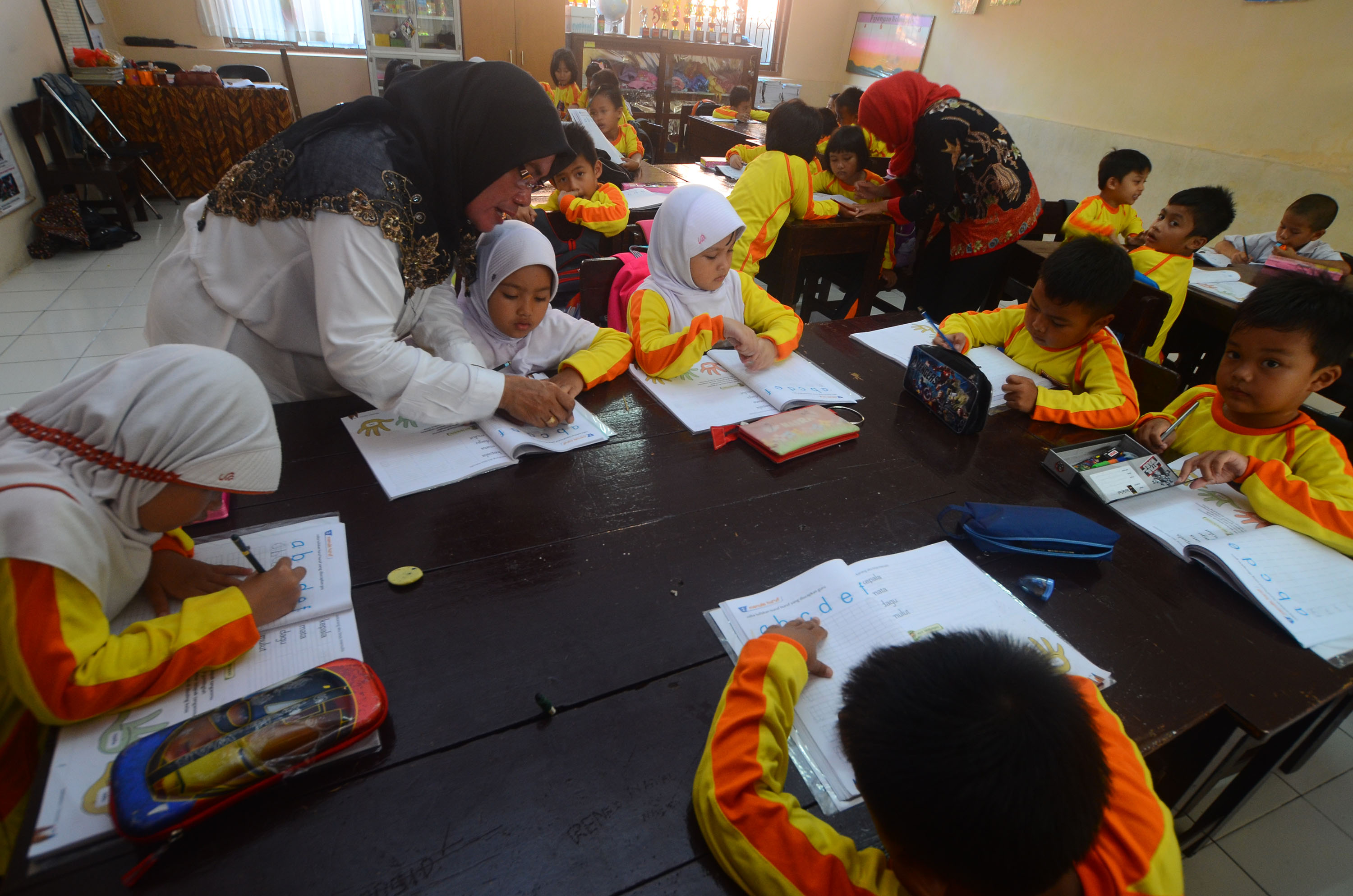 Siswa i SDN Galunggung I Kota Tasikmalaya Jawa Barat sudah menerapkan program sekolah