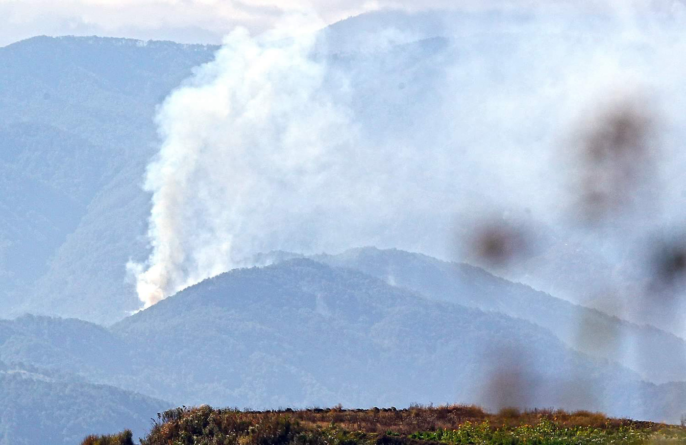 IN PHOTOS: Forest fires hit parts of Baguio and Benguet