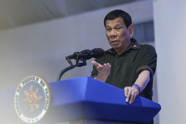 FRUSTRATION. President Rodrigo Duterte has expressed impatience with his fight against corruption. MalacaÃ±ang photo 