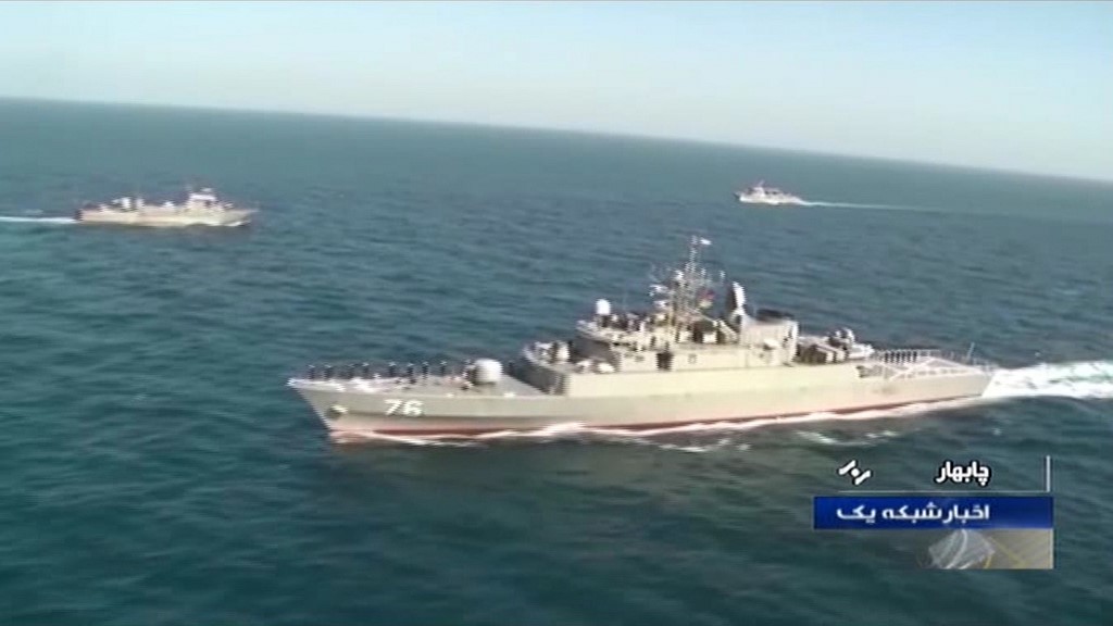 Iran Warship Accidentally 'hit By Missile' During Exercises