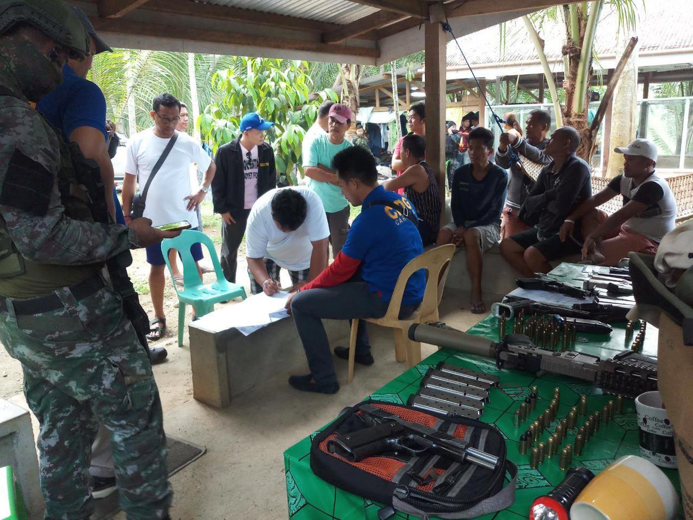 Illegal Possession Of Firearms News And Updates Rappler - seized authorities confiscate guns from a mayoral bet in rosario agusan del sur