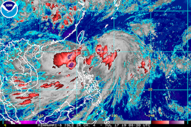 Tropical Storm Falcon Lpa Enhancing Southwest Monsoon