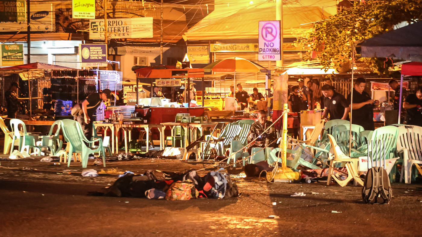 In Photos Blast In Davao City 