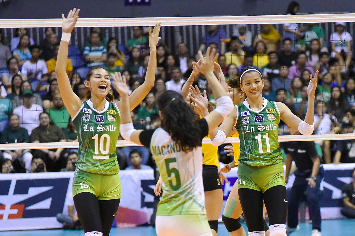 IN PHOTOS: La Salle Lady Spikers celebrate sweet 3-peat