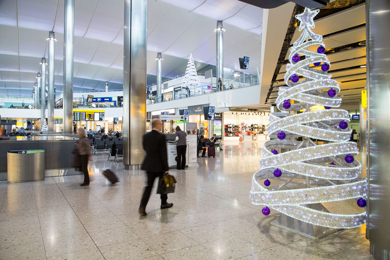 IN PHOTOS Christmas at 6 airports around the world