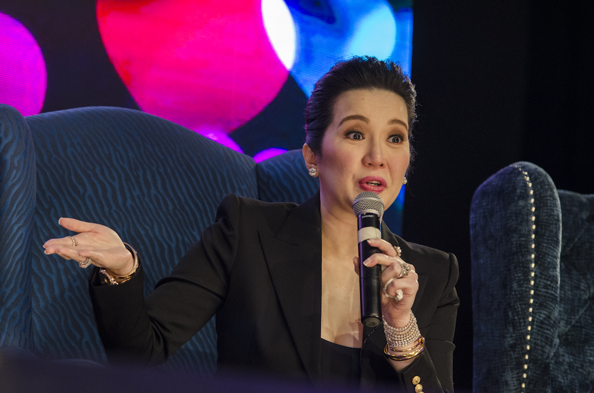 NOT ENEMIES. Kris clarifies that she and Herbert Bautista are not enemies but admitted that she had to stop talking to him. 