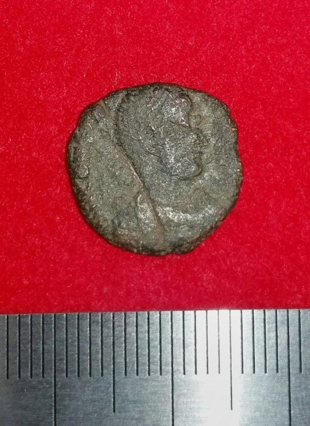 Ancient Roman coins unearthed at Japan castle