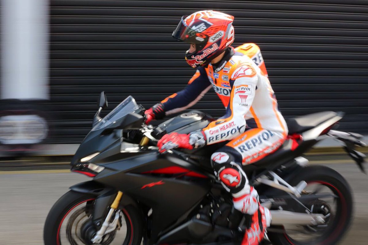 FOTO Marc Marquez Jajal Motor Baru Di Sirkuit Sentul