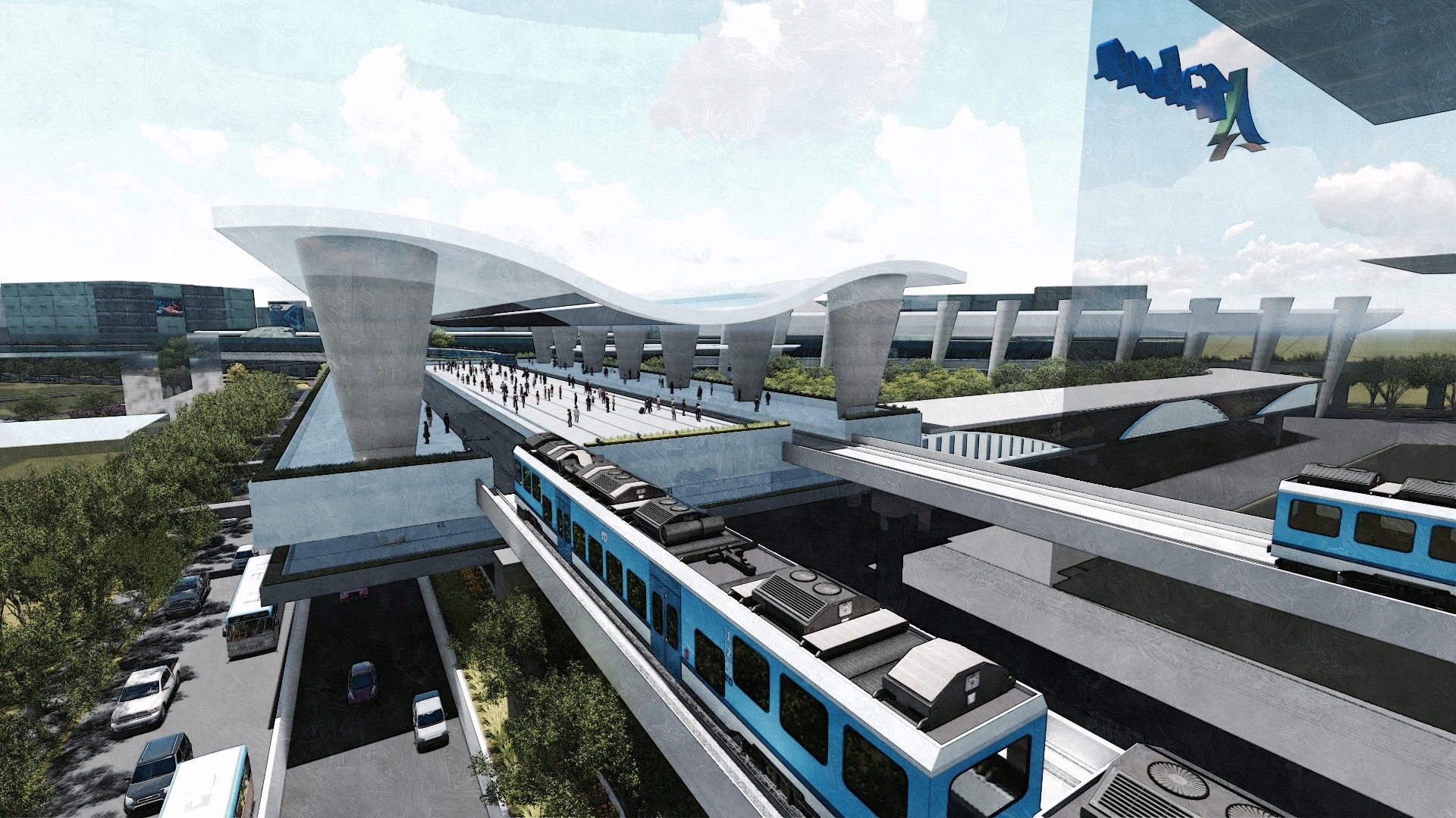 LOOK Proposed Design Of MRT LRT Common Station