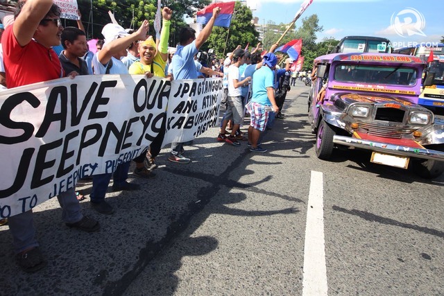 Jeepney Riders Feel Effects Of Transport Strike