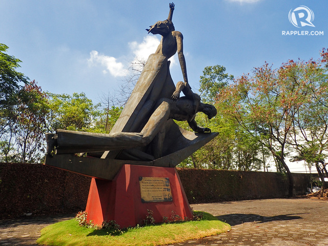 INANG BAYAN. The landmark monument symbolizing freedom and sacrifice at the Bantayog ng mga Bayani