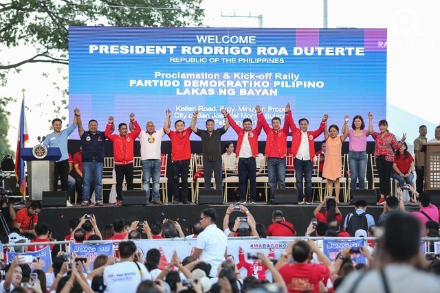 Duterte Officially Endorses 11 Chosen Candidates For May 2019