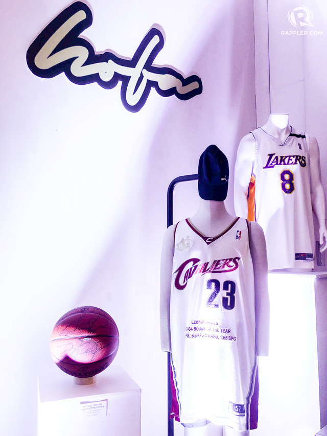 NBA GREATS. HOFA provides Filipinos access to the jerseys of LeBron James and Kobe Bryant. Photo by Beatrice Go/Rappler 