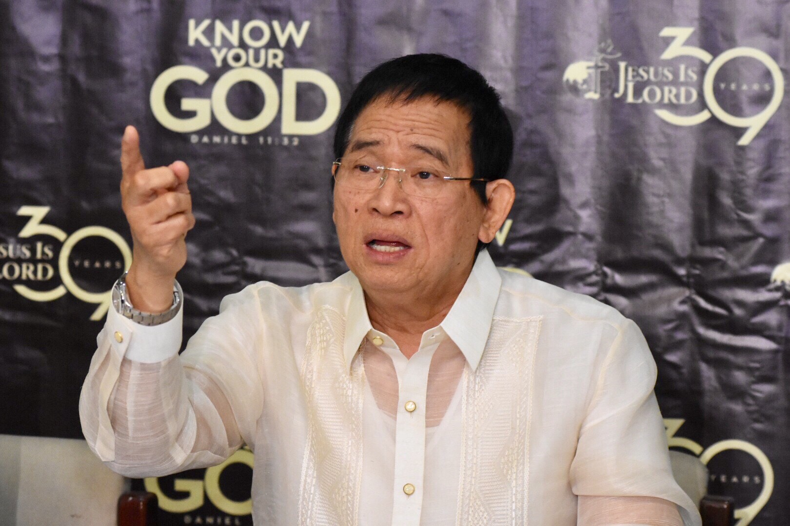 Brother Eddie rejects 'nanlaban' claims by PNP