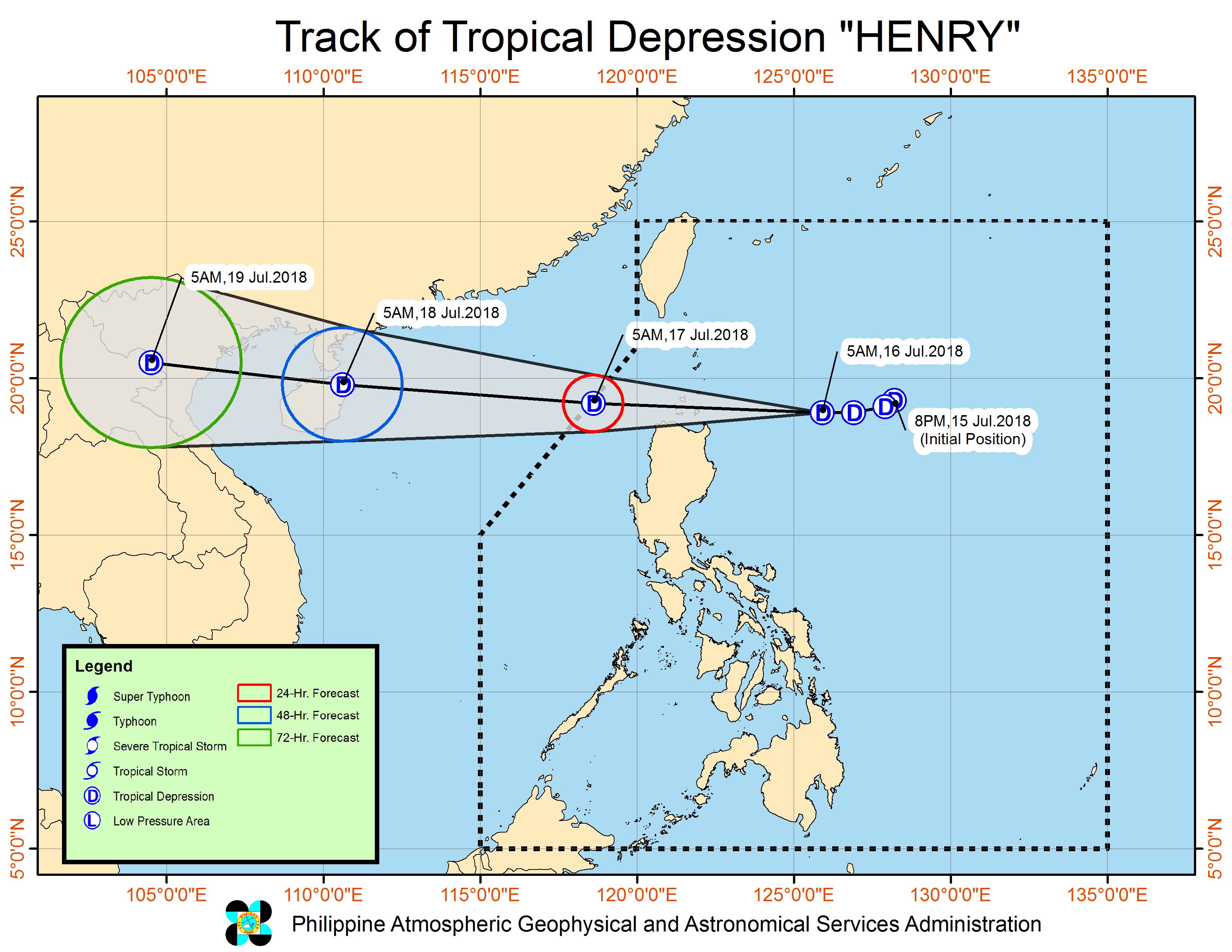 henry hurricane track