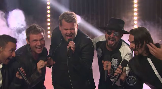 WATCH: James Corden performs 'Everybody' with the Backstreet Boys