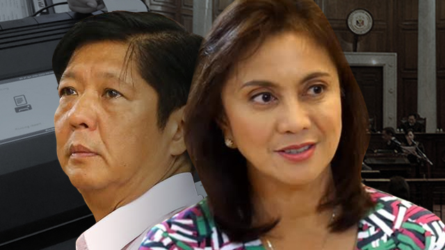 Image result for images of leni robredo and bongbong marcos