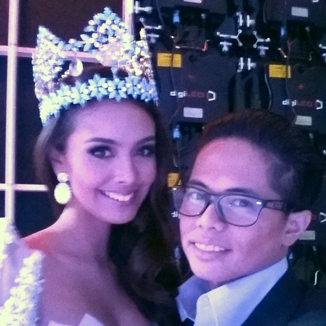 MISS WORLD 2013. Bessie is good friends with Megan Young 