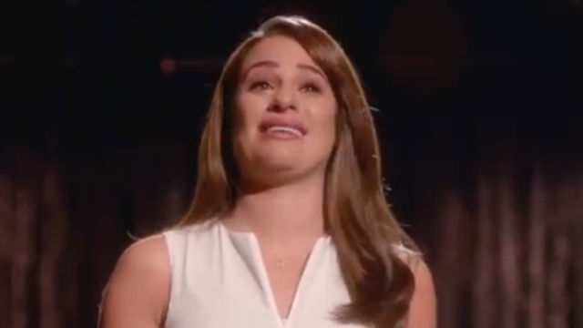 Watch Lea Michele Sings As Rachel Berry In Final Glee Song 