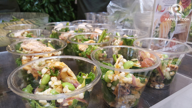 SALAD BAR. Salad from Salad Stop can also be tasted at the event. 