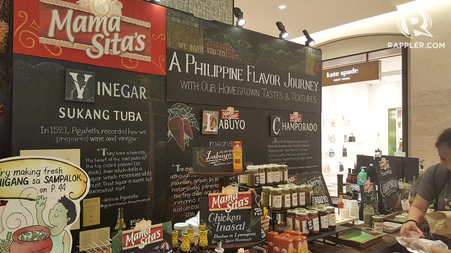 MAMA SITA. The brand's vinegar and mixes can also be bought at the food fair. 