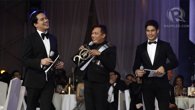 Piolo with John Lloyd Cruz and John 'Sweet' Lapus. 