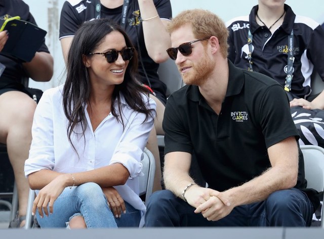 ENGAGED. Prince Harry and Meghan Markle attend a Wheelchair Tennis match during the Invictus Games 2017 at Nathan Philips Square on September 25, 2017 in Toronto, Canada. File photo by Chris Jackson/Getty Images for the Invictus Games Foundation /AFP 