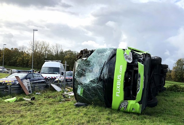 This Is Going To Hurt Streaming France 33 hurt as Paris-London bus overturns in France